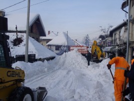 Чишћење снега 2012.